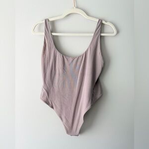 Lululemon Mesh Lavender/Gray Bodysuit